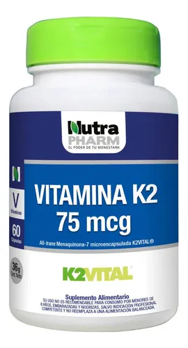 Vitamina K2 75mcg Nutrapharm