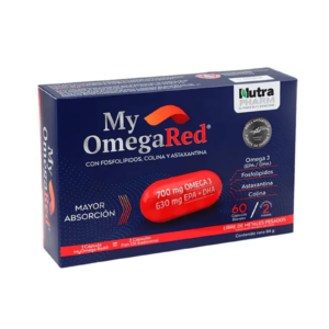 Nutrapharm - My Omegared Omega Krill Antártico Con Fosfolípido