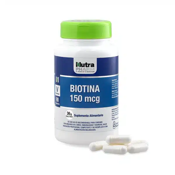 Biotina 150 mcg Nutrapharm
