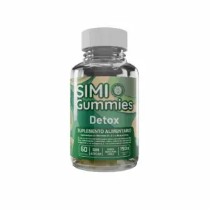 Simi Gummies Detox 60 Gomitas Sabor Manzana Sin Azúcar