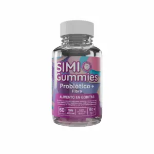 Simi Gummies Probiótico + Fibra Sin Azúcar 60 Gomitas