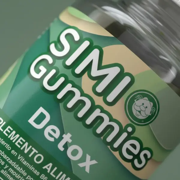 Simi Flakes Simi Gummies Detox sabor manzana sin azúcar 60 gomitas – MJ Vital