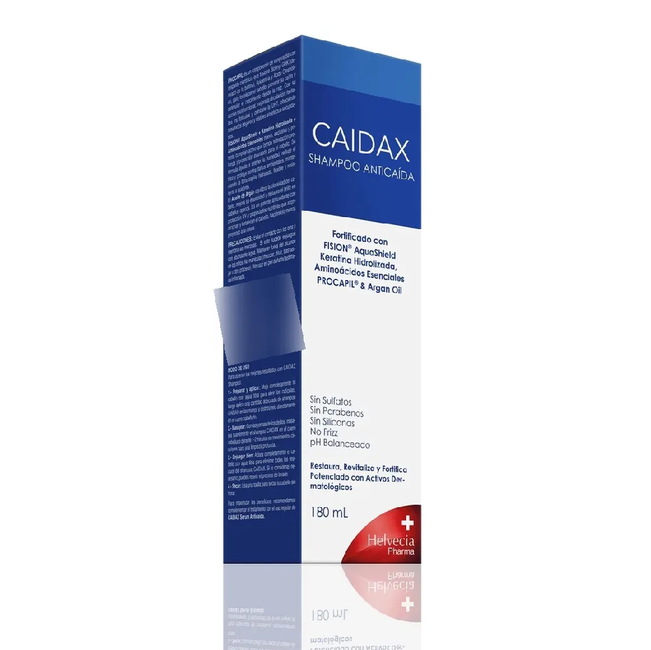 Shampoo anticaída 180ml - CAIDAX helvecia - Imagen 2