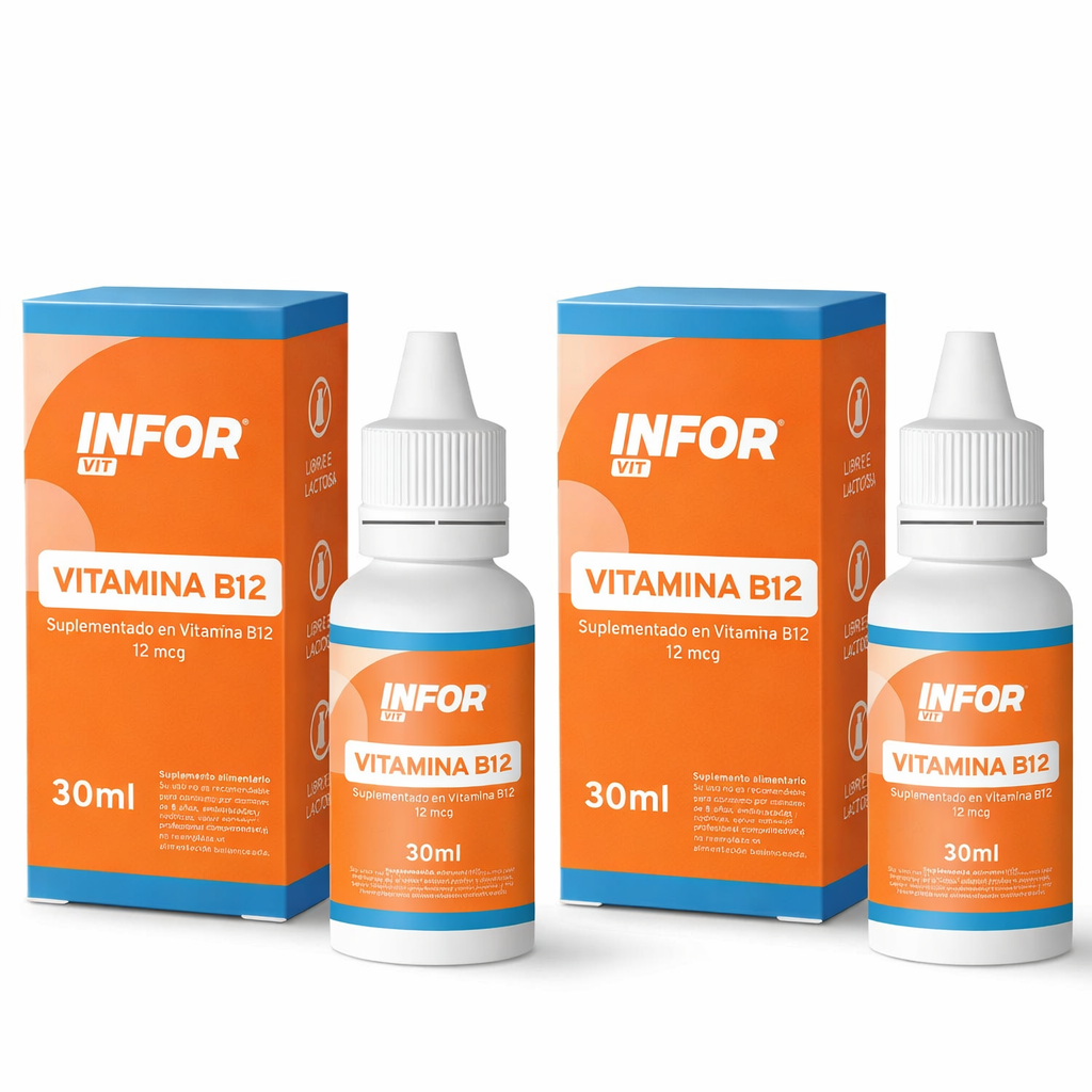 2 x Infor vit - Vitamina B12 30ml