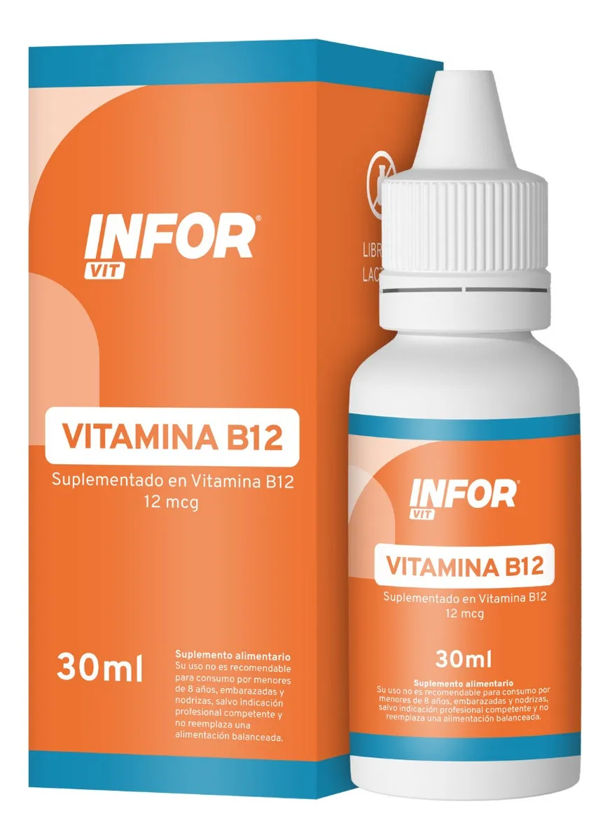 2 x Infor vit - Vitamina B12 30ml - Imagen 2
