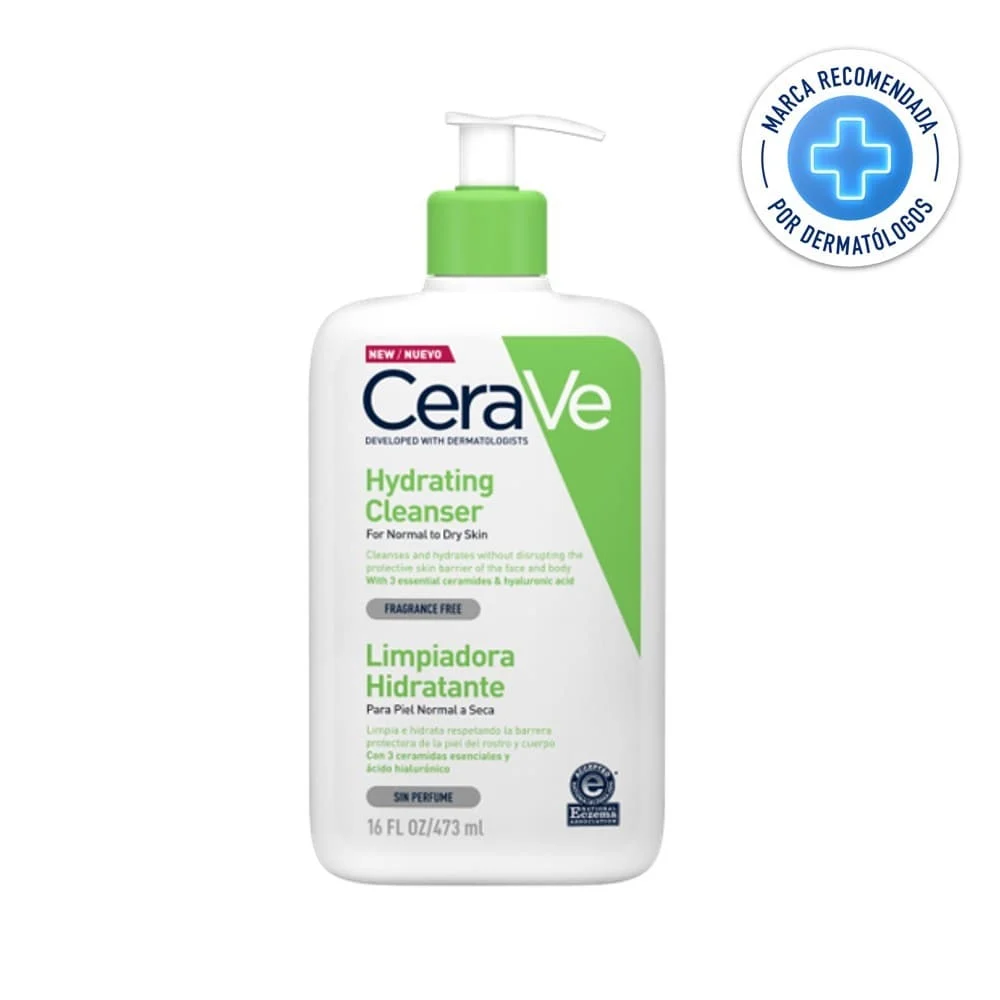 Cerave Limpiador Hidratante 473 Ml Piel Normal A Seca