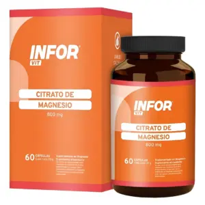 Citrato de Magnesio Infor Vit 800 mg 60 Cápsulas