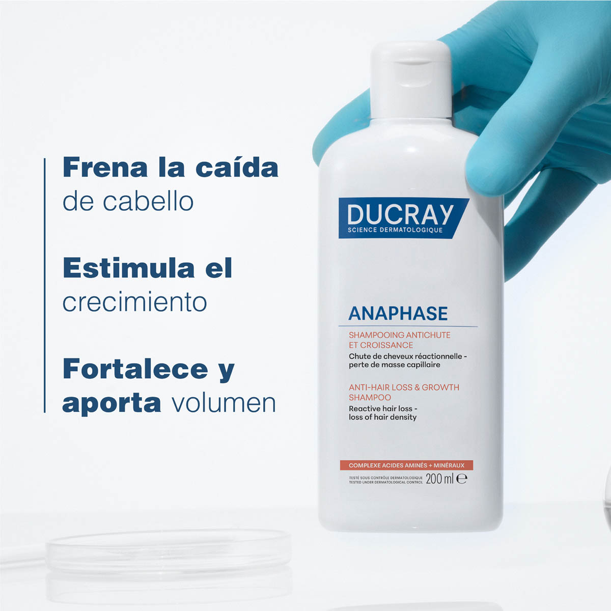Ducray Anaphase+ Shampoo Complemento Fortificante 200 ml - Imagen 5