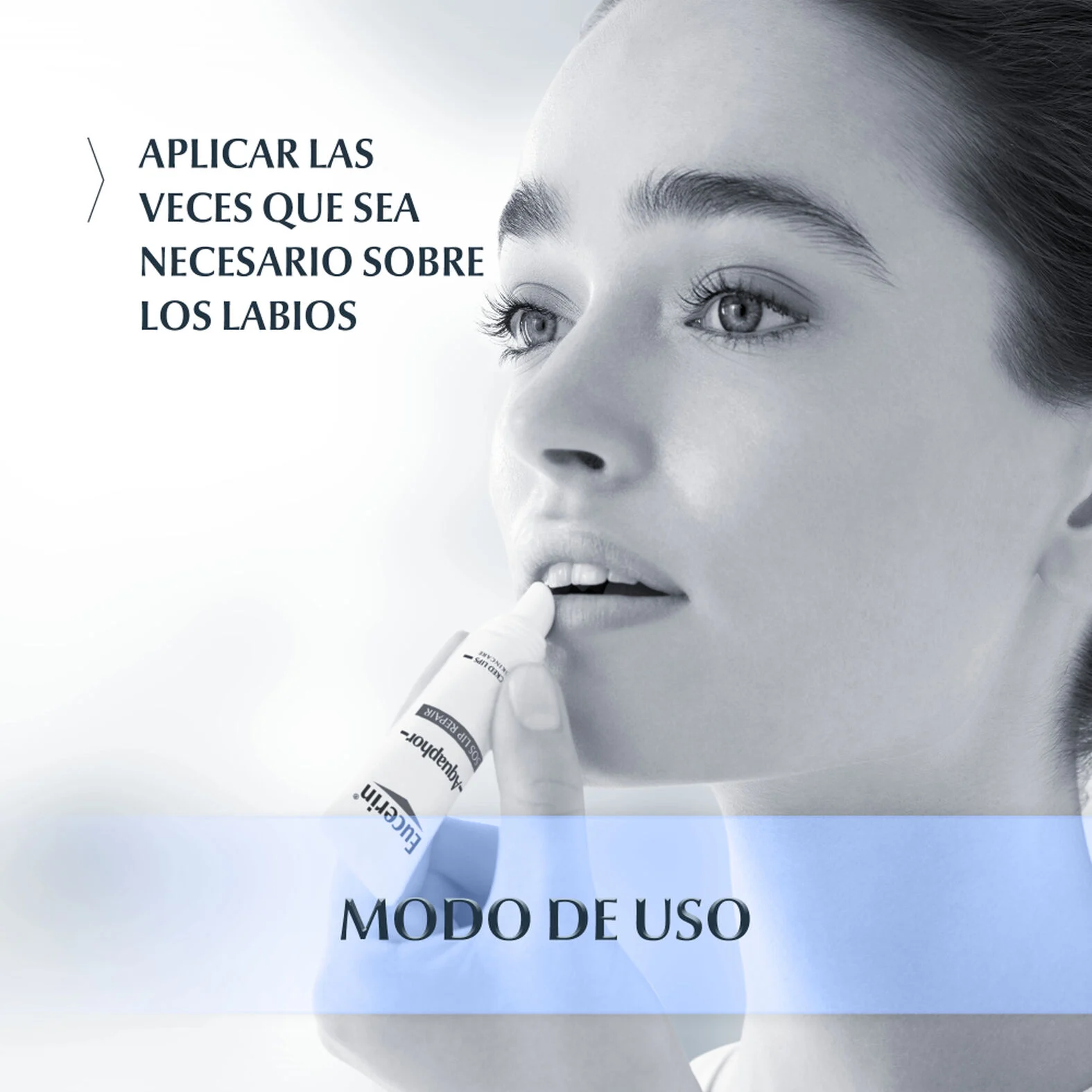 Eucerin Aquaphor Reparador Labial SOS 10 ml - Imagen 8