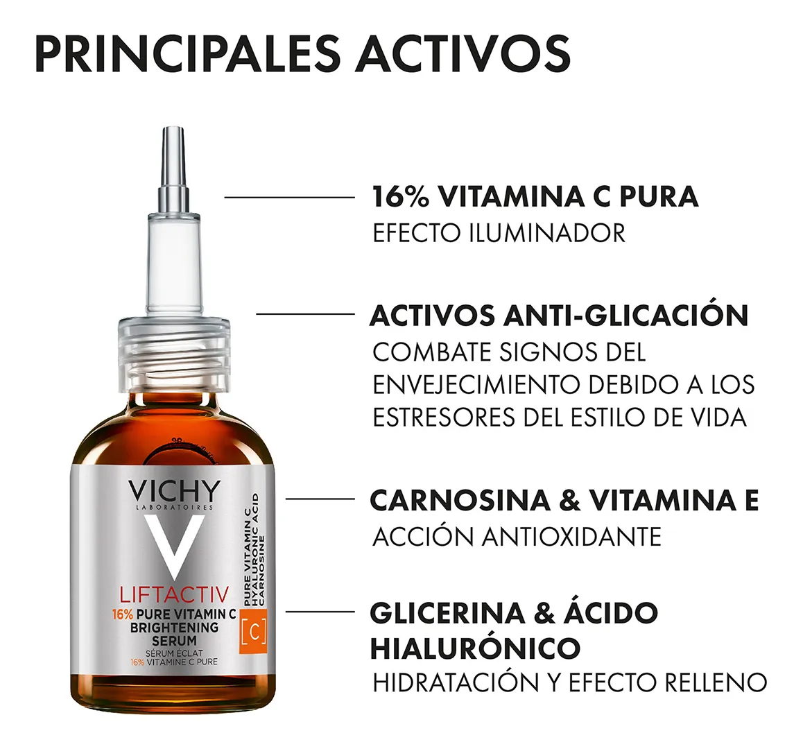 Vichy Liftactiv Sérum Vitamina C 16% 20 ml - Imagen 8